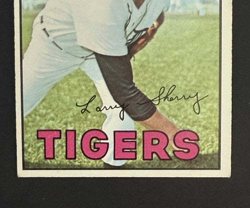1967 Topps #571 Larry Sherry High # Detroit Tigers Ex Nice Card