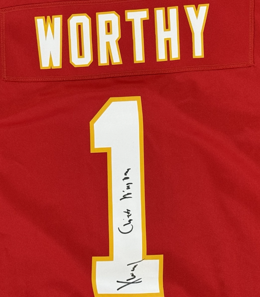 Xavier Worthy Signed Nike Vapor Fuse Limited Jersey Chiefs Kingdom Auto Fanatics