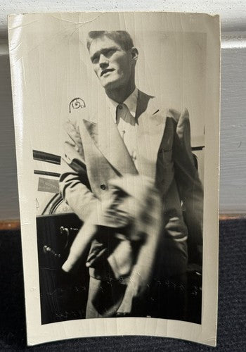Brooklyn Dodgers Chuck Connors Original Type 1 Photo 1949 3x5 The Rifleman Actor