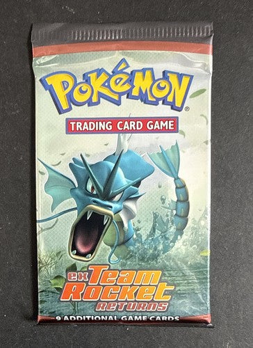Pokémon EX Team Rocket Returns Booster Pack Factory Sealed Gyarados Art Rare