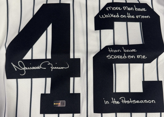 Mariano Rivera Yankees #42 Signed Nike Jersey Men Walked On Moon Auto Steiner