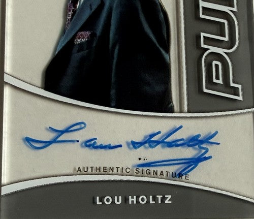 2015 Leaf Trinity Pure Lou Holtz #PA-LH1 Auto Sp Fighting Irish Mint HOF Coach