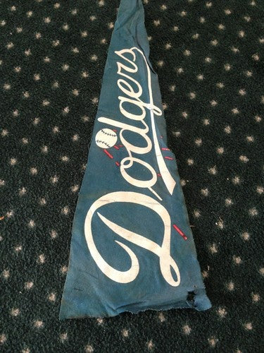 Brooklyn Dodgets Vintage Original Pennant Worn