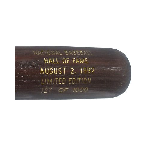 Tom Seaver Rollie Fingers Hal Newhouser McGowan Hall of Fame HOF 1992 Bat /1000
