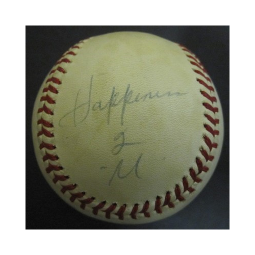 Reggie Jackson Signed Inscribed Happiness 2 U AL MacPhail Baseball Auto CBM COA