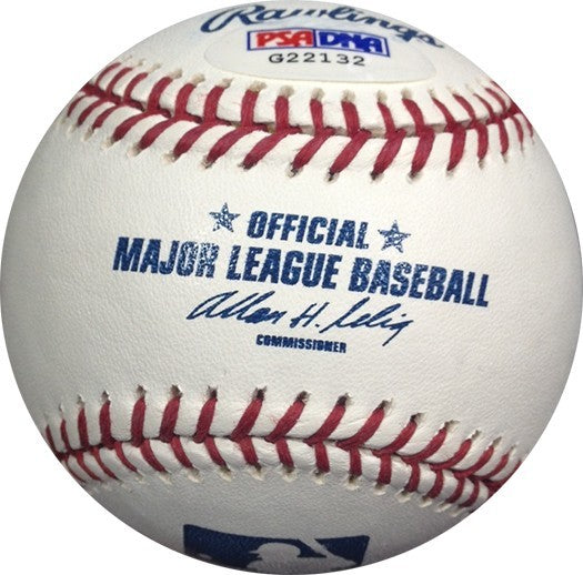 John Wooden Signed Inscribed UCLA Mlb Baseball Hof Coach Autograph PSA Coa