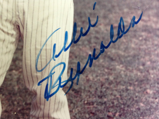 Allie Reynolds Yankees signed color 8x10 photo 2 no hitters autograph JSA COA