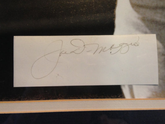 Joe DiMaggio Yankees Signed cut Auto 16x20 VINTAGE ORIGINAL PHOTO Framed CBM COA