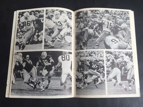 Green Bay Packers 1969 Media Guide Press Book Yearbook Ray Nitschke Bart Starr