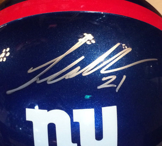 Landon Collins Signed FS HELMET New York Giants # 21 Steiner Coa Defensive Mvp