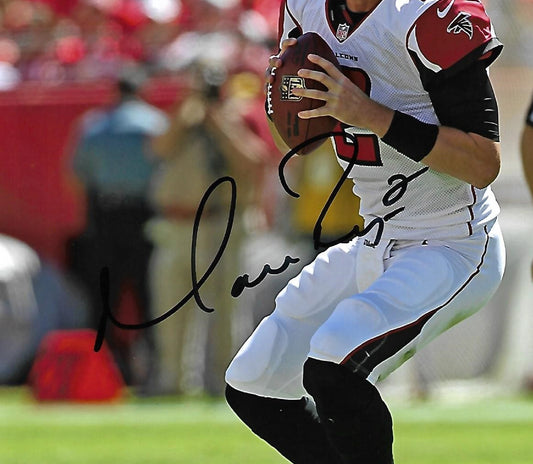 Matt Ryan signed 8x10 photo framed autograph Falcons Team COA NFL MVP Super Bowl
