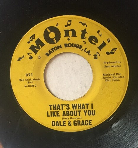 DALE & GRACE 45 "I'M LEAVING IT UP TO YOU" / "THAT'S WHAT I LIKE ABOUT YOU"