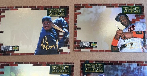 1994 Ud HOME RUN ALL STARS 8 CARD HOLOGRAM SET Coa Griffey Jr Bonds Piazza