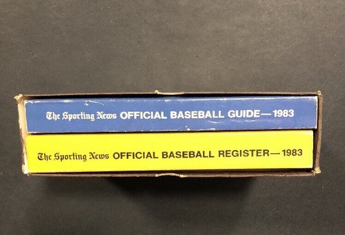 1983 The Sporting News Baseball Library Official Baseball Guide & Register Set