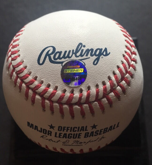 Tyler Austin Signed Mlb Baseball Yankees Rookie Autograph Steiner COA mint