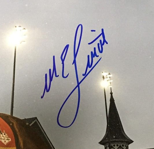 Mike Smith signed 8x10 Justify kentucky derby photo framed auto Steiner COA