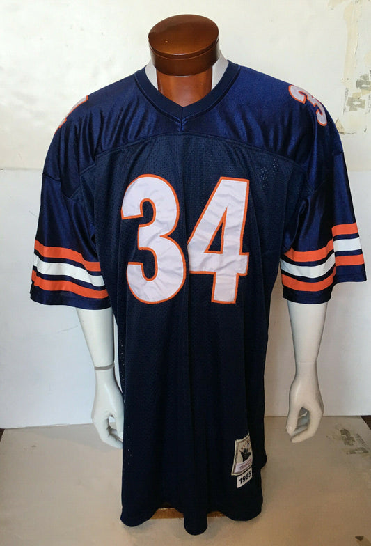 Walter Payton #34 Mitchell & Ness size 52 Throwback Chicago Bears 1985 jersey