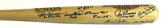 Willie Mays signed ROY 1951 Cooperstown bat 15 auto JSA LOA Frank Robinson