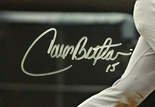 Carlos Beltran Mets signed 11x14 photo framed coin mint autograph OA Online Coa