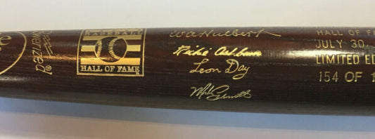 1995 Hall of Fame Commemorative LS Brown Bat Mike Schmidt Richie Ashburn Le Hof