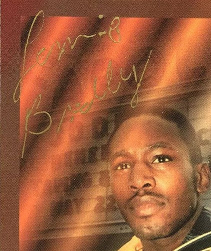 Lonnie Bradley Signed Ringside Boxing card 1996 #27 with seal COA Mint Auto