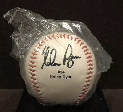 Nolan Ryan Replica Signature Baseball COA Sealed Bag New HOF MLB Angels Astros