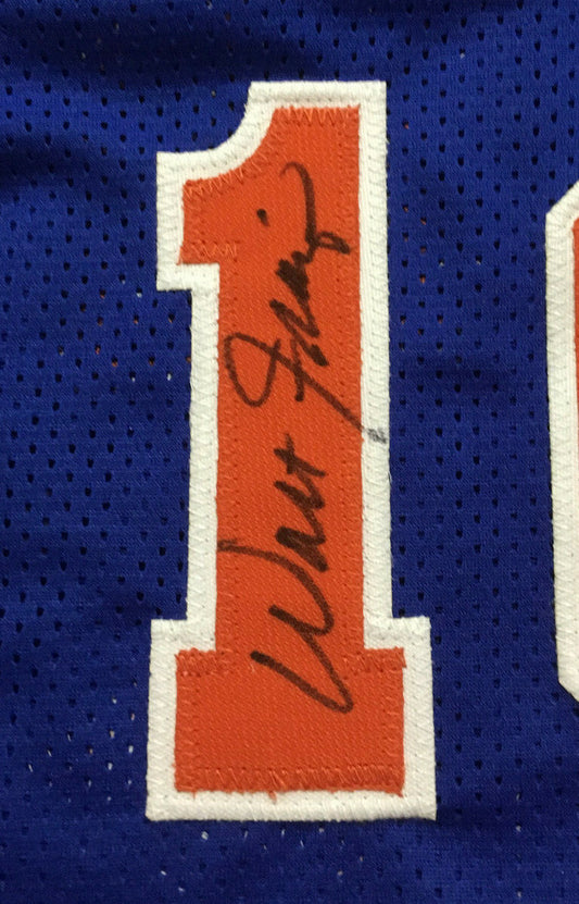 Walt Frazier Earl Monroe signed Knicks Hof Backcourt Jersey autograph JSA Coa