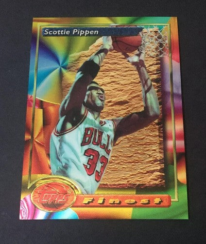 1993-94 Topps Finest Scottie Pippen 208 MINT Chicago Bulls Lot 5 Grant Paxson +