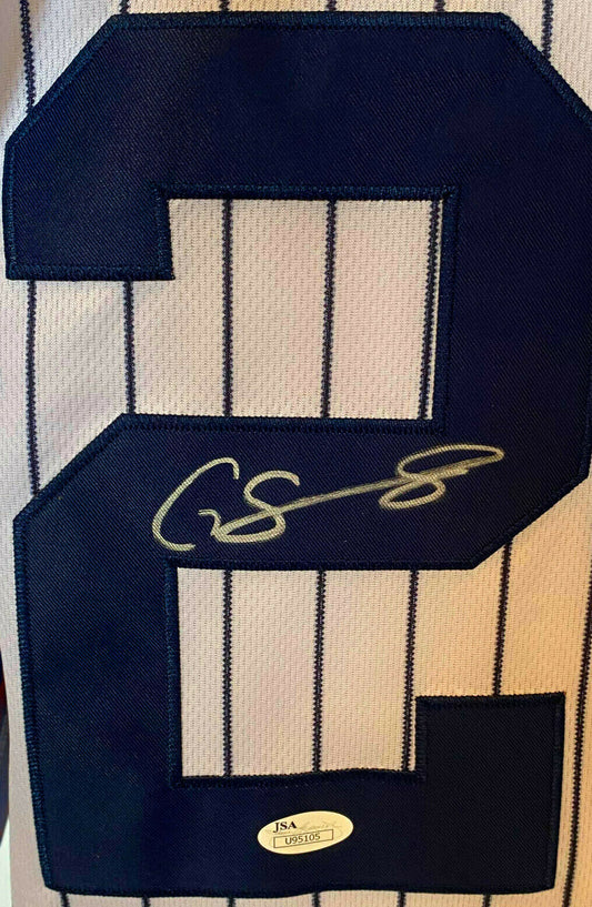 Gary Sanchez signed Yankees Majestic Authentic Baseball Jersey Autograph JSA COA