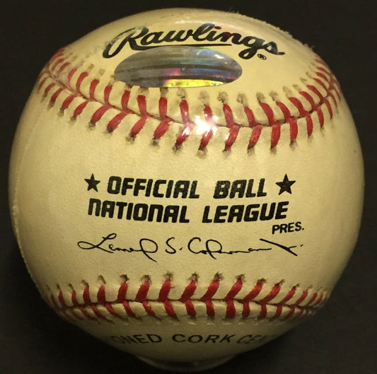 Mike Piazza Mets Signed Official NL Baseball Vintage Autograph Steiner COA