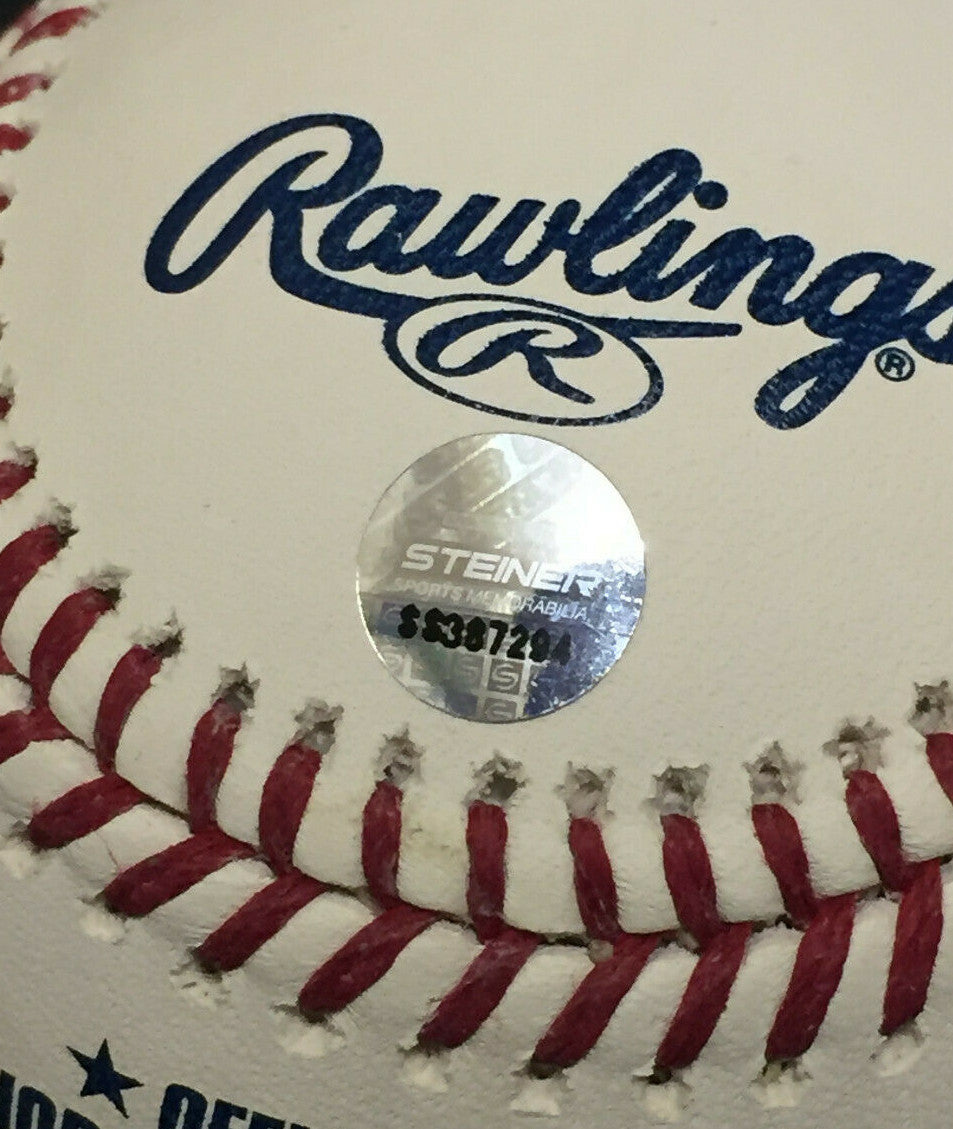 Luke Voit signed Official MLB Baseball Yankees Padres Mint Auto Steiner Mlb COA