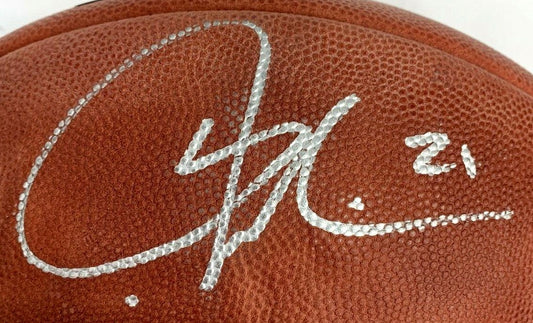 LaDainian Tomlinson Signed NFL Pro Football Jets Chargers Hof autograph Steiner