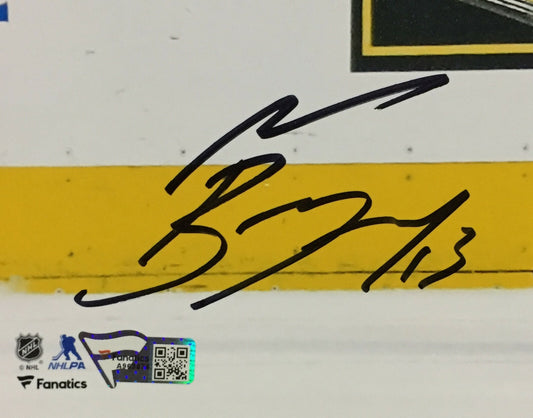 Mathew Barzal Signed 8x10 Photo Framed Islanders Coin Mint Autograph Fanatics
