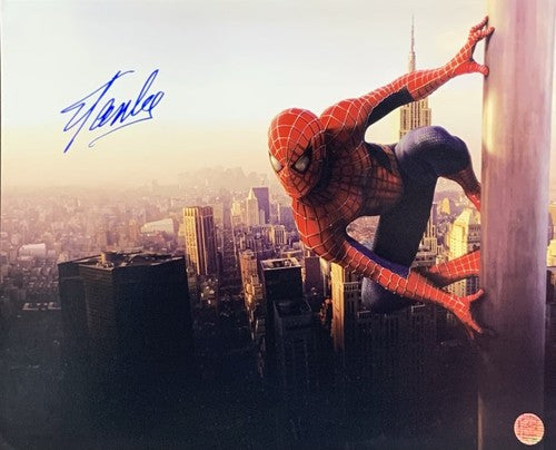 Marvel Spider-Man Stan Lee Signed 16x20 Framed Photo Auto SLC COA Hologram