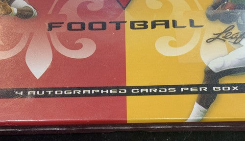 2012 Leaf Valiant Football Hobby Box 4 Auto Box Factory Sealed Russell Wilson