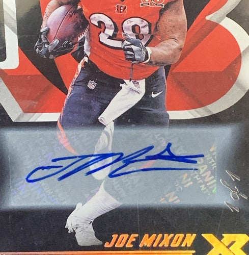 Joe Mixon 2018 Panini XR TRUE 1/1 Signed Mint Auto Bengals #18 Texans