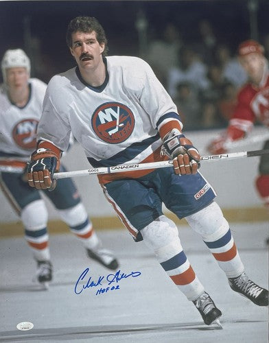Clark Gillies Signed 16x20 Framed Photo HoF 02 Islanders Autograph JSA COA