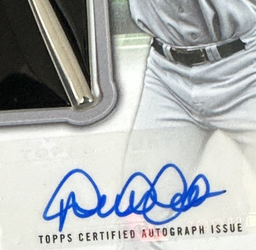 Derek Jeter 2022 Topps Signed Silver Slugger Patch Mint Auto 7/10 Yankees Hof