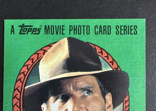 1981 TOPPS RAIDERS OF THE LOST ARK CARD HARRISON FORD #1 Mint Indiana Jones