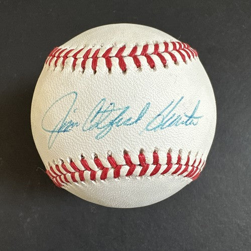 JIM CATFISH HUNTER Signed Official A.L MLB Baseball HOF AUTOGRAPH SGC AUTH COA