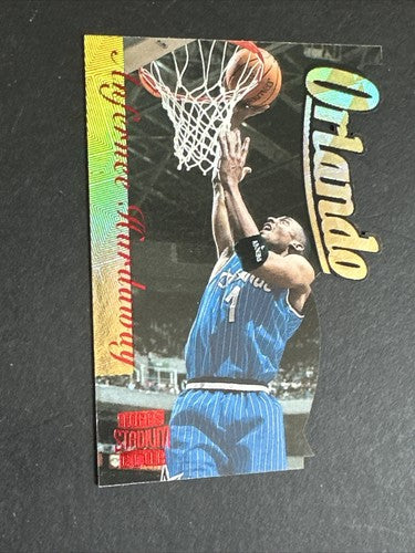 1996-97 Stadium Club Fusion Die Cut Penny Anfernee Hardaway Magic F16 Nm Mint