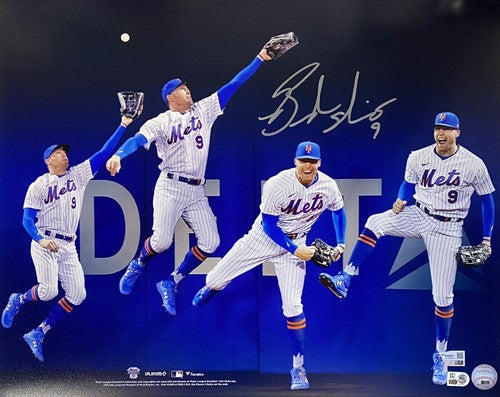 Brandon Nimmo Mets Signed 16x20 Photo Framed Home Run Catch Auto Fanatics COA