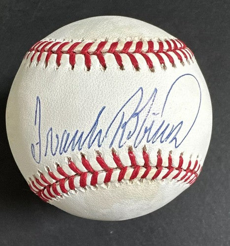 Frank Robinson Signed Official A.L Baseball Upper Deck Bold Auto UDA Coa Hof