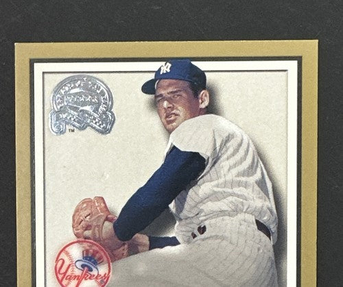 Don Larsen Signed 2000 Fleer Greats Of The Game On Card Gem Mint Auto Yankees Pg