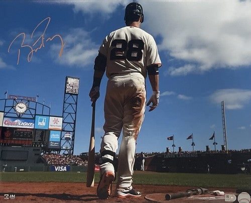 Buster Posey Signed 16x20 Framed Photo Giants MVP Auto WS MLB Authentic Holo COA