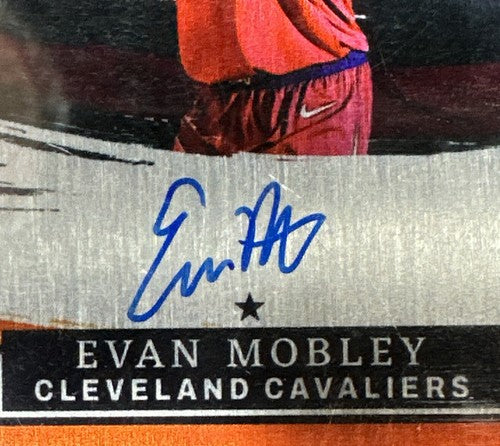 EVAN MOBLEY 2021 Panini Impeccable Stainless Stars ORANGE Rookie Mint Auto Le/25