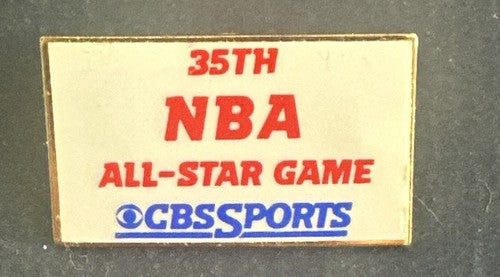 1985 NBA All-star Game basketball Pin Michael Jordan Rookie Year 1st All Star