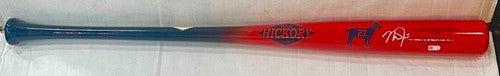 Mike Trout Signed Hickory Pro Maple MT27 Red Goat Model Bat Angels Auto MLB COA