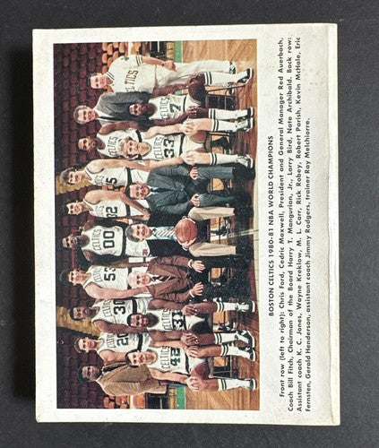 1981 82 The Sporting News NBA Guide book Boston Celtics Champions Larry Bird