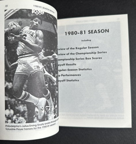 1981 82 The Sporting News NBA Guide book Boston Celtics Champions Larry Bird